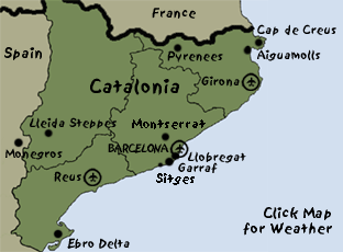 birding vacation europe spain catalonia map